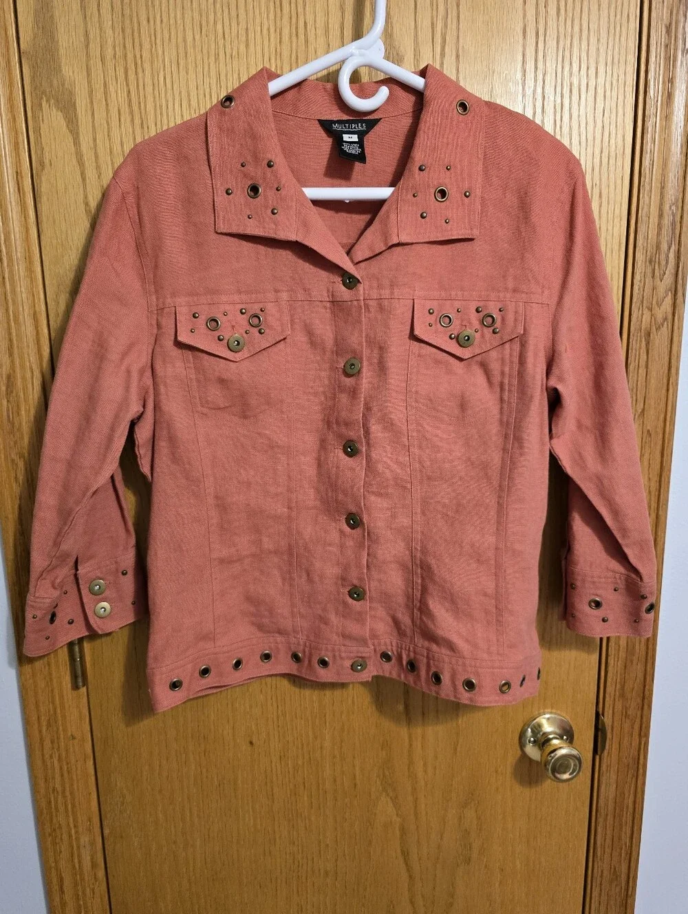 Multiples Linen Jacket - Picture 1 of 4
